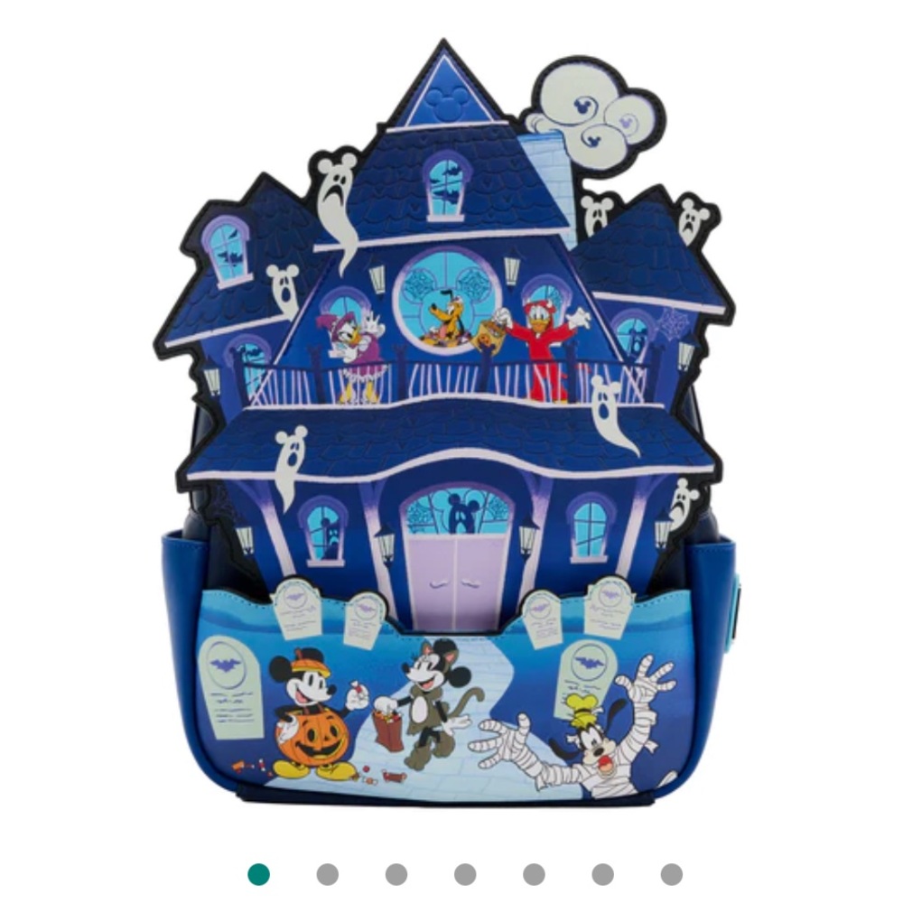 Exclusive - Mickey and Friends Halloween Glow Haunted House Mini Backpack